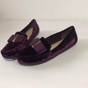 Isaac Mizrahi Live! Velvet Moccasins with Bow